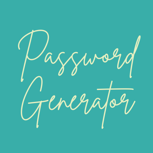 Password Generator cursive writing